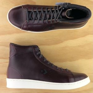 Converse Pro Leather High Top Horween Brown Ganache Athletic Sneakers Size 8.5